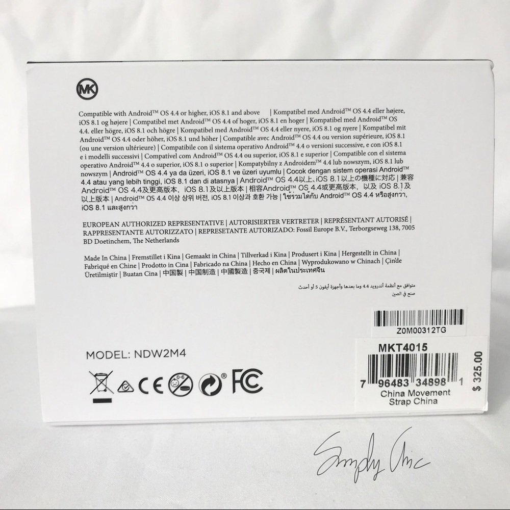 LAST 1 ⭐️ MK Black Access Hybrid smartwatch - Picture 6 of 8